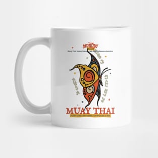 Vintage Tattoo Sak Yant Muay Thai Butterfly Mug